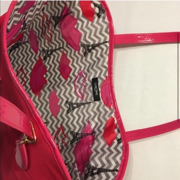 Lancôme Pink Shopper Bag Eiffel Tower - Picture 3 of 4